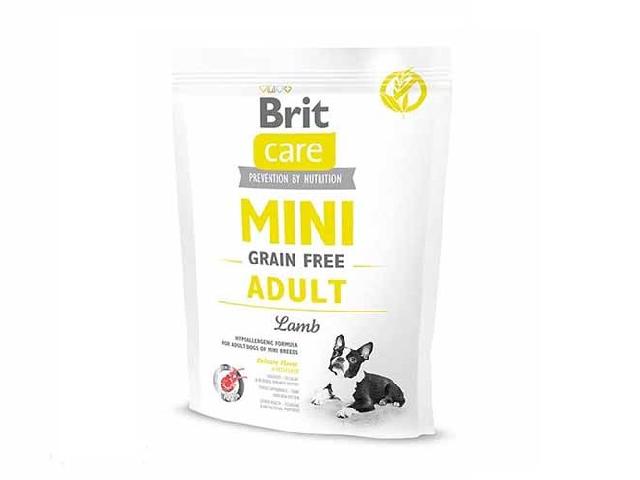 Brit Care Grain-Free Mini Adult Lamb / беззерновий, для дорослих собак дрібних порід, Brit Care Grain-Free Mini Adult Lamb / беззерновий, для дорослих собак дрібних порід, 0,4кг