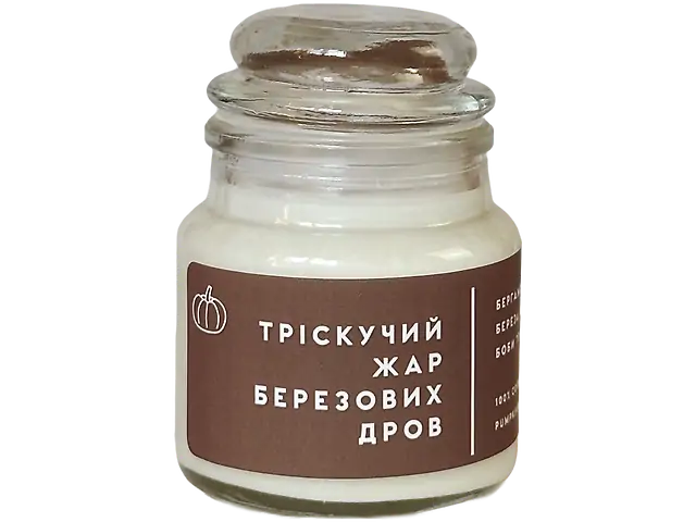"Тріскучий жар березових дров" соєва свічка