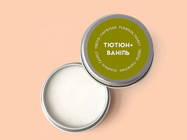 "Тютюн-ваніль" тверді парфуми