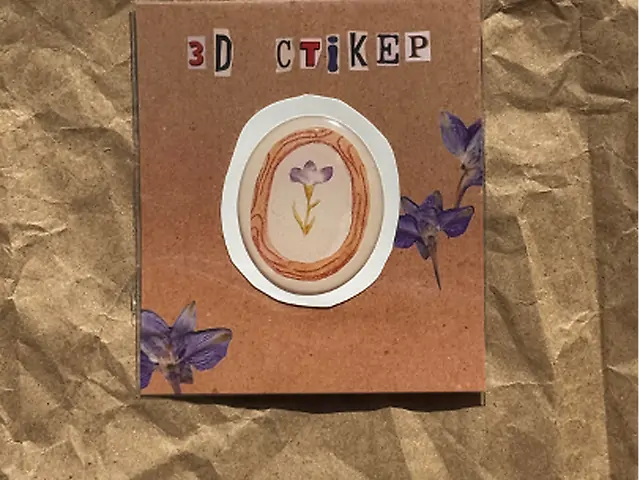 Стікер "Квіточка у рамці"