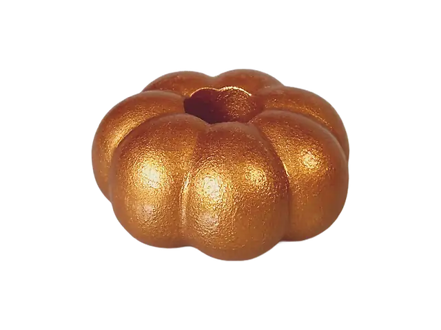 "Гарбуз" свічник для столової свічки