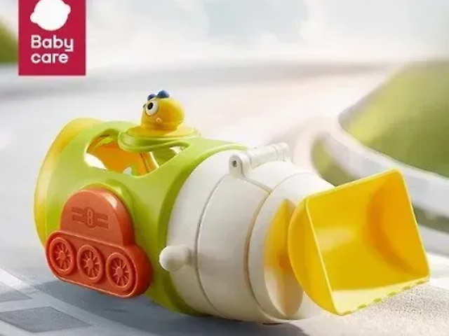 Поильник трактор зеленый с соломинкой Baby Care