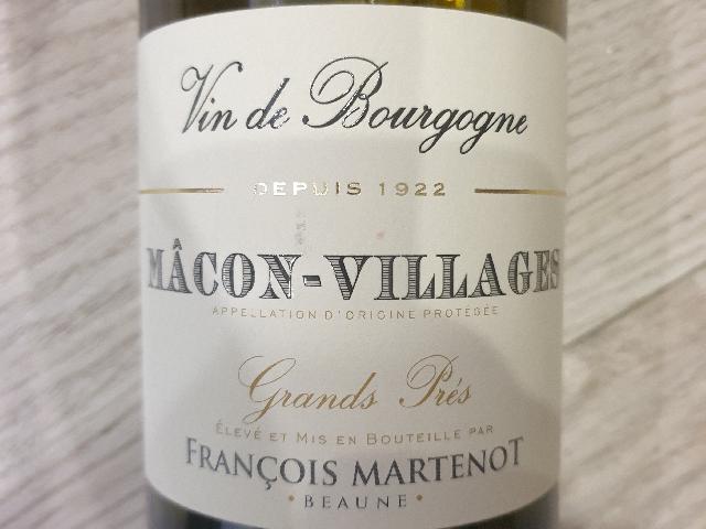 Francois Martenot Macon Villages Blanc Grands Pres (арт. 1313720)