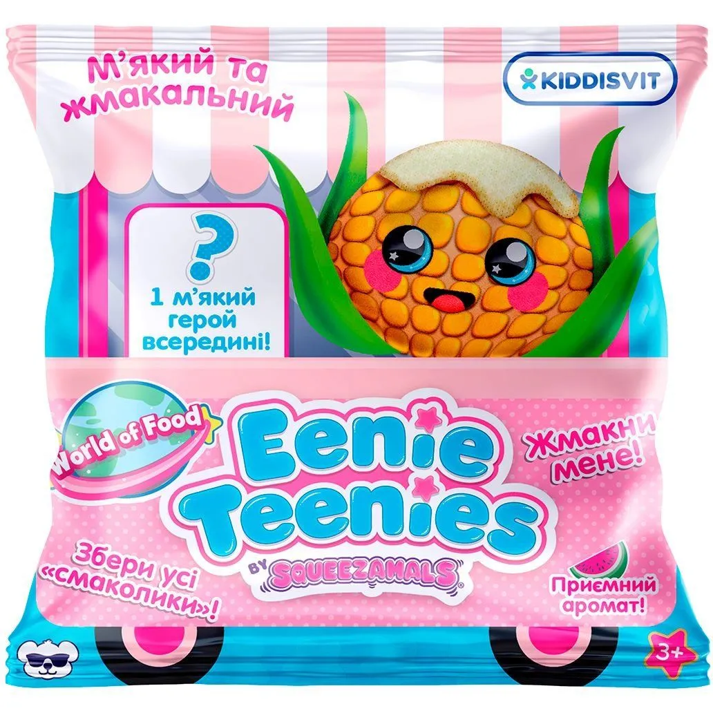 М&#039;яка іграшка SQUEEZAMALS серії &quot;Eenie Teenies&quot; - СМАКОЛИКИ (16 видів в асорт.)