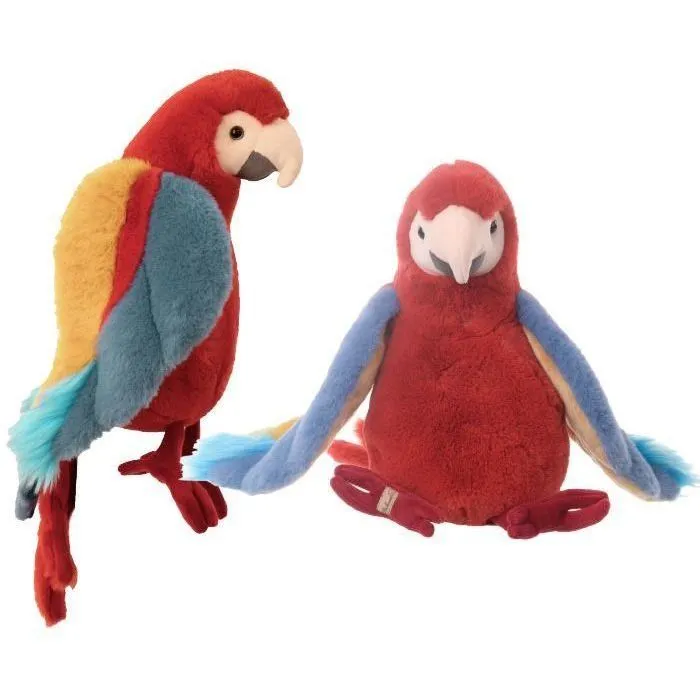М&#039;яка іграшка Кольорова Папужка, 30 см