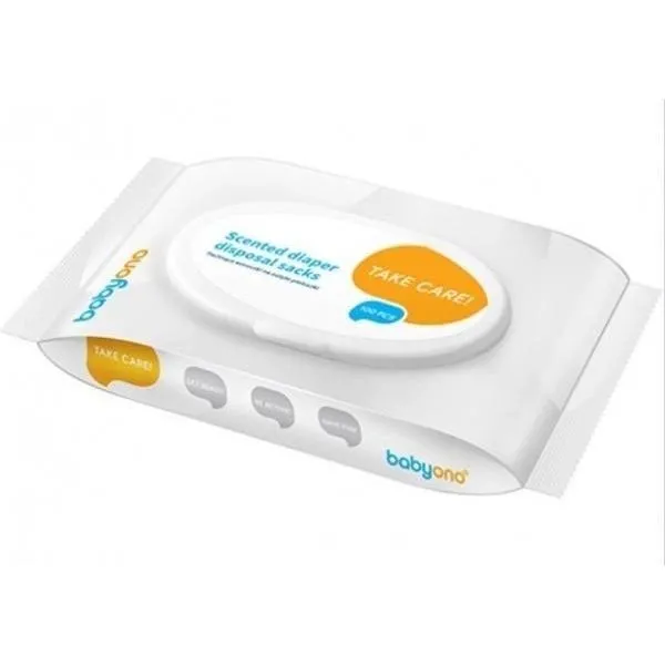 Ароматизовані пакетики для використаних підгузників (100 шт) &quot;BabyOno&quot;