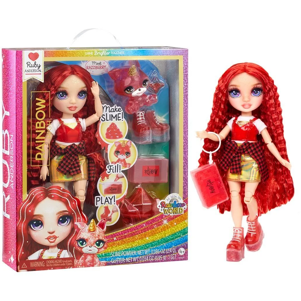Ігровий набір з лялькою RAINBOW HIGH серії &quot;Classic&quot; - РУБІ (зі слаймом)