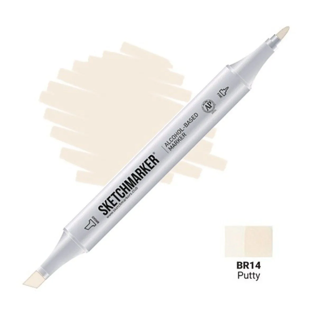 Маркер #f5ebdb, Цвет маркера: Putty (Шпатлевка), SM-BR014, SKETCHMARKER), SM