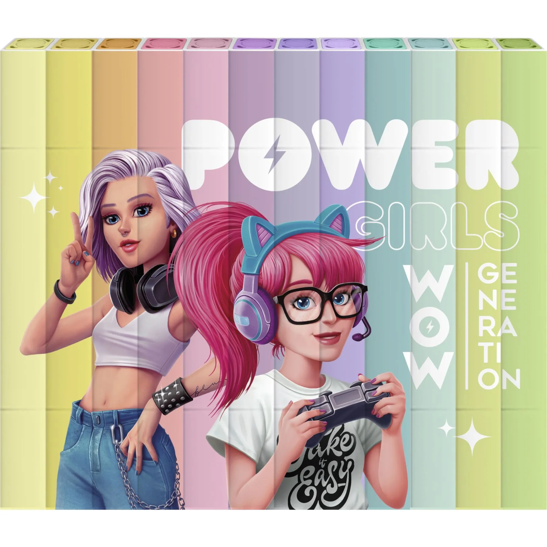 НАБІР ДВОСТОРОННІХ МАРКЕРІВ WOW GENERATION