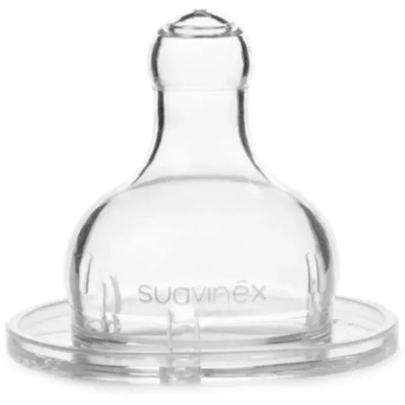 Соска круглої форми для густої їжі &quot;Suavinex&quot; 4+ місяців