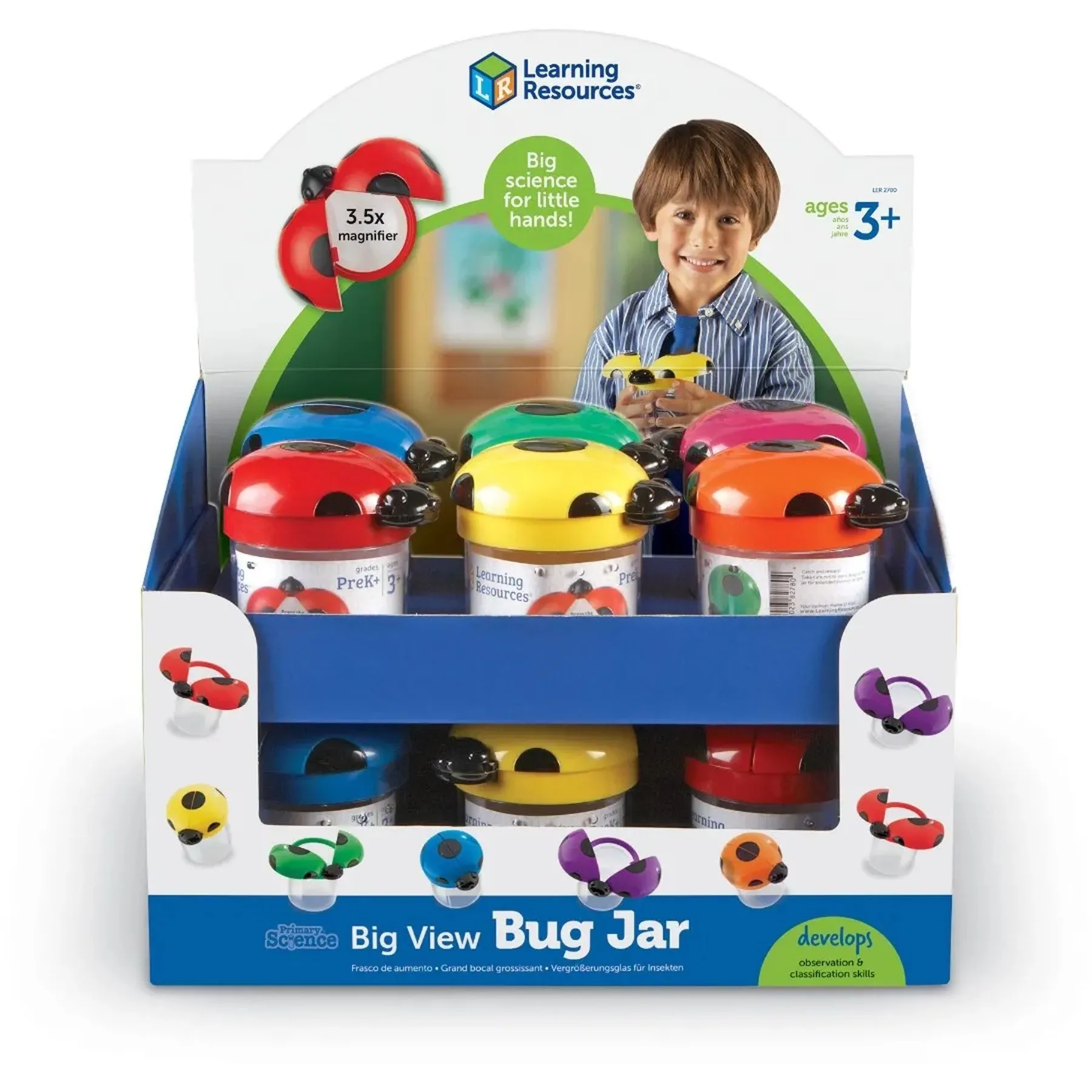 Набір ємностей для спостереження за комахами LEARNING RESOURCES серії "Primary Science^ - Сонечка Learning Resources