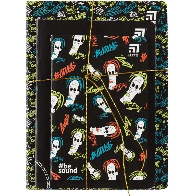 Набір 3х блокнотів (A5 36арк,В6 34 арк,А6 32 арк.) BeSound-2