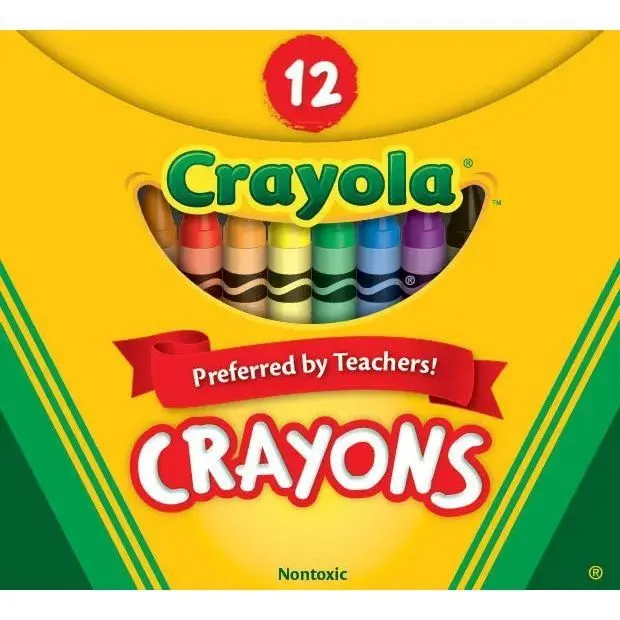 CRAYOLA Набір воскової крейди, 12 шт