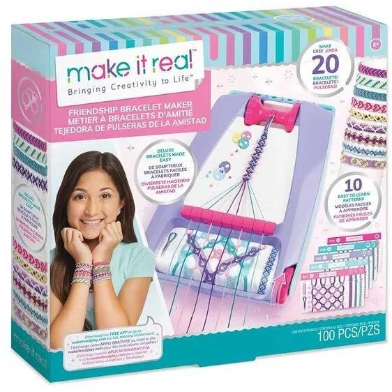 Make it Real: Набір для плетіння браслетів з верстатом [Найкращі друзіk