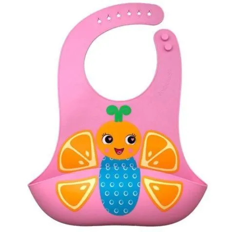 Силіконовий дитячий нагрудник ORANGIEFLY FROOTIMALS