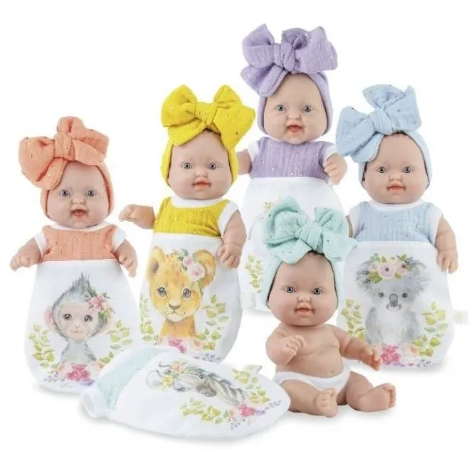 Пупс-міні Нана із бантом-пов&#039;язкою в ассортименті у дісплеї, 20см, арт.304