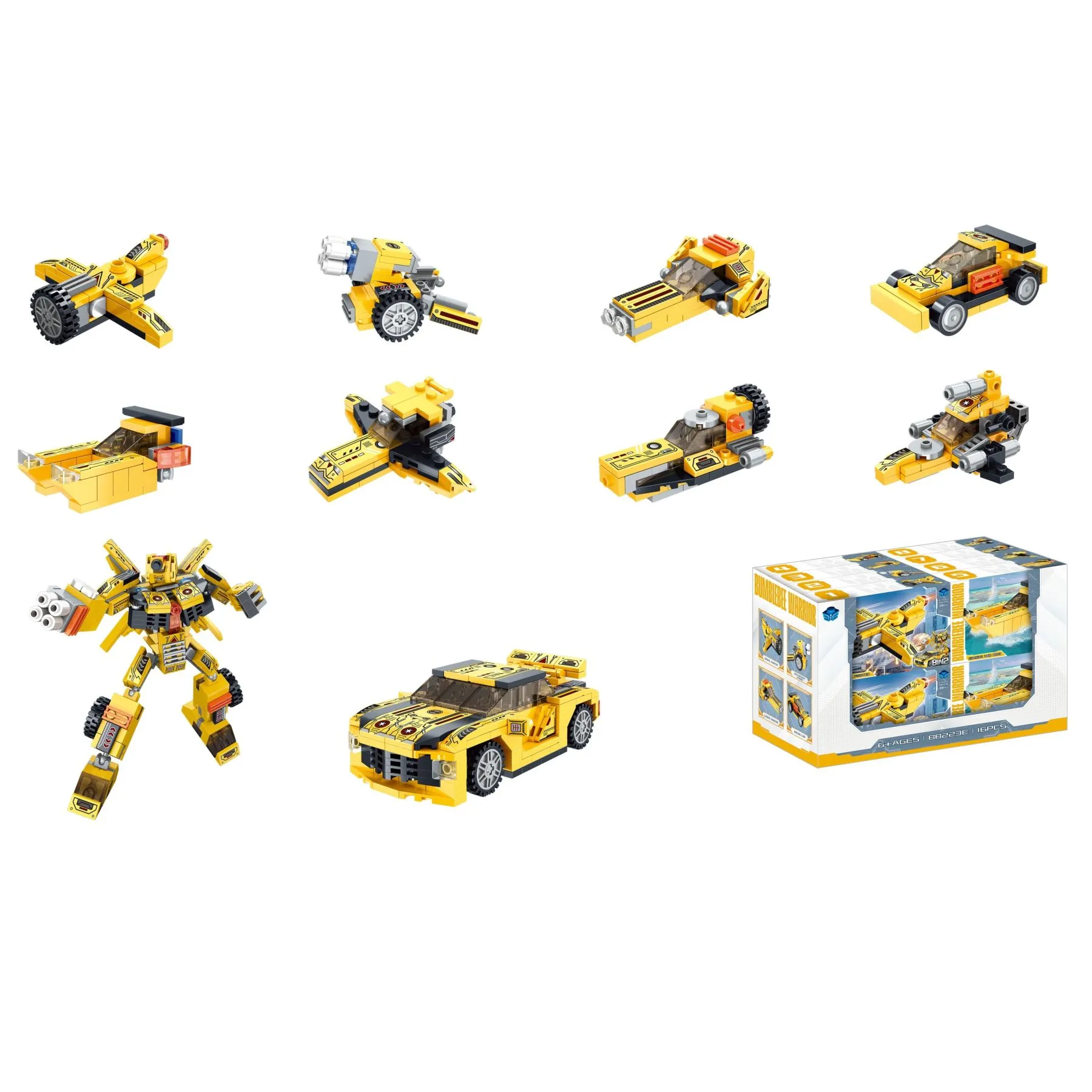 Іграшка-трансформер BUMBLEBEE WARRIOR (10 різних форм)