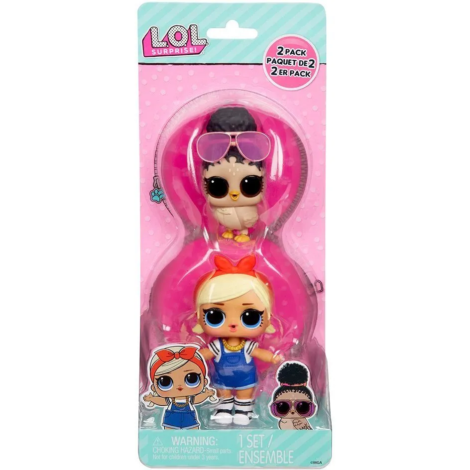 Набір ігрових фігурок L.O.L. Surprise! серії &quot;OPP Tot + Pet&quot; - ШОРТІ І ФОКСІ