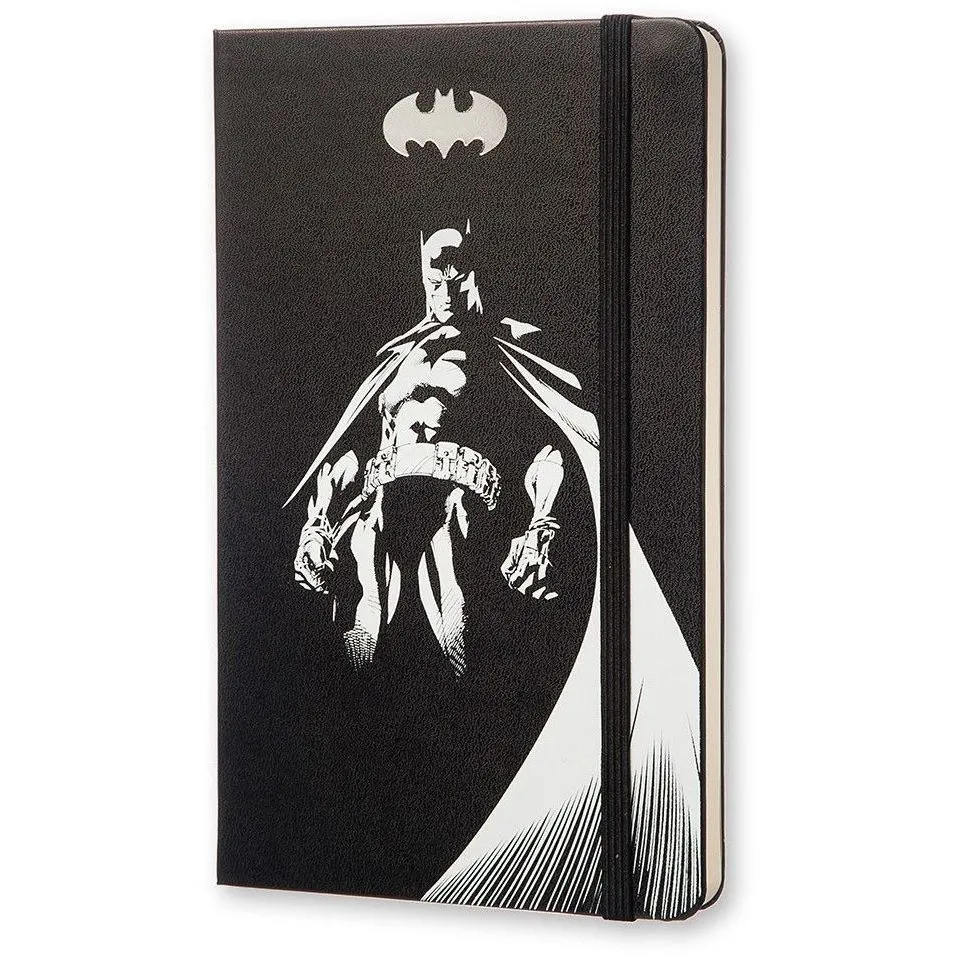 Блокнот Moleskine Batman средний / нелинейный Черный