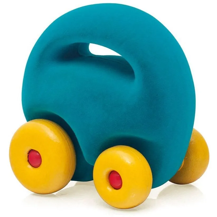 Іграшка з каучукової піни "Машина талісман", бірюзова