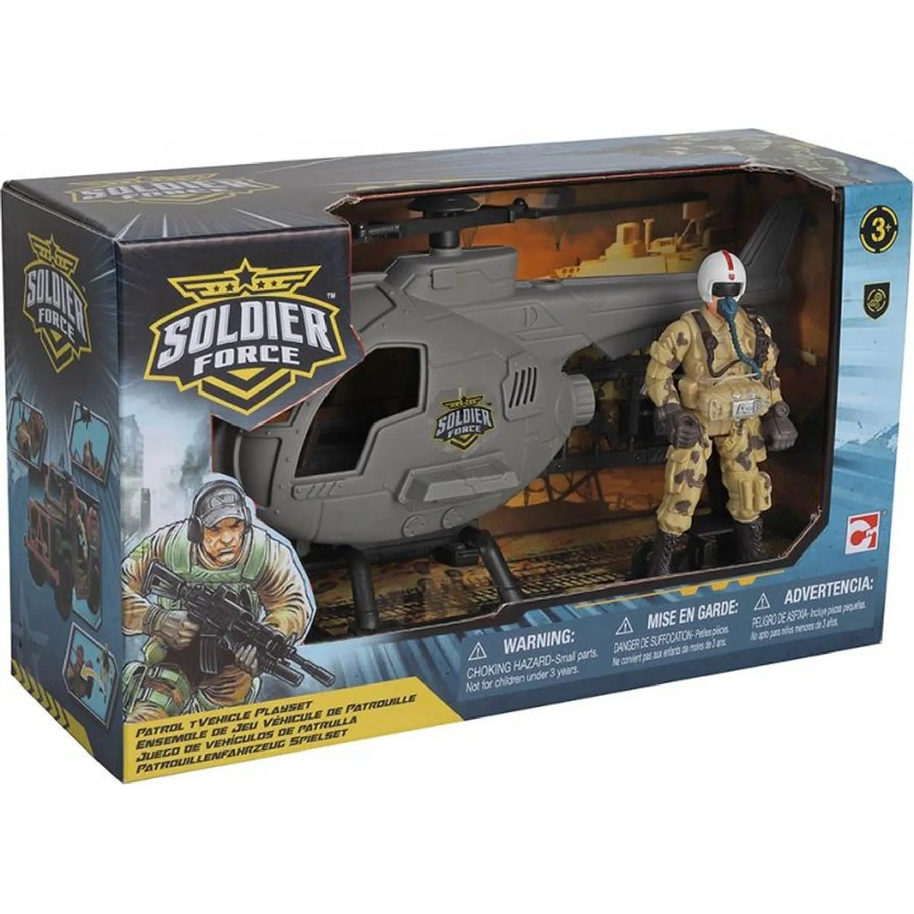 Игровой набор &quot;Солдаты&quot; PATROL HELICOPTER