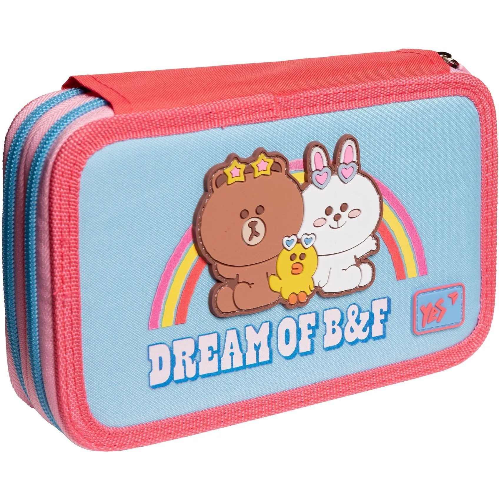 Пенал твердий YES HP-01 подвійний Line Friends