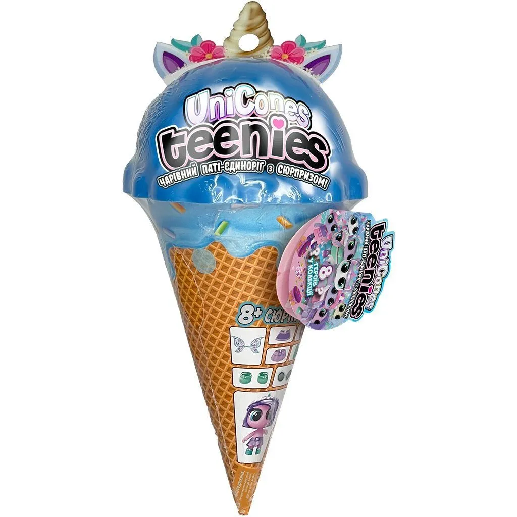 Ігровий набір з фігуркою UNICONES [Teeniesk  ЄДИНОРІГ ІЗ СЮРПРИЗОМ (в асорт.)