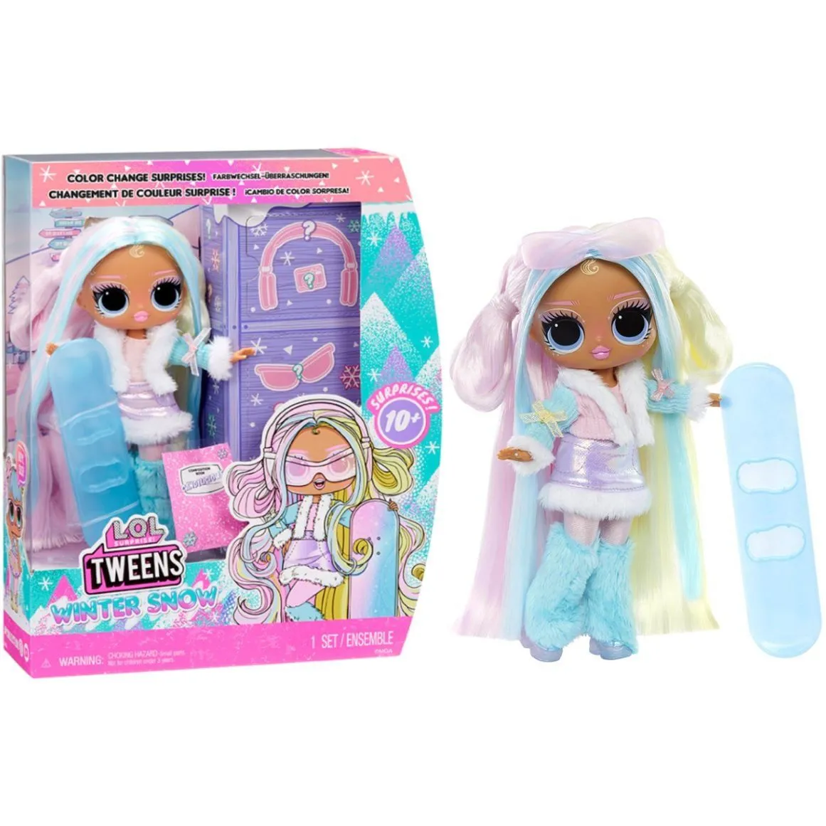 Ігровий набір з лялькою L.O.L.SURPRISE! серії &quot;Tweens Winter Snow&quot;  ЦУКЕРОЧКА (з аксес.)