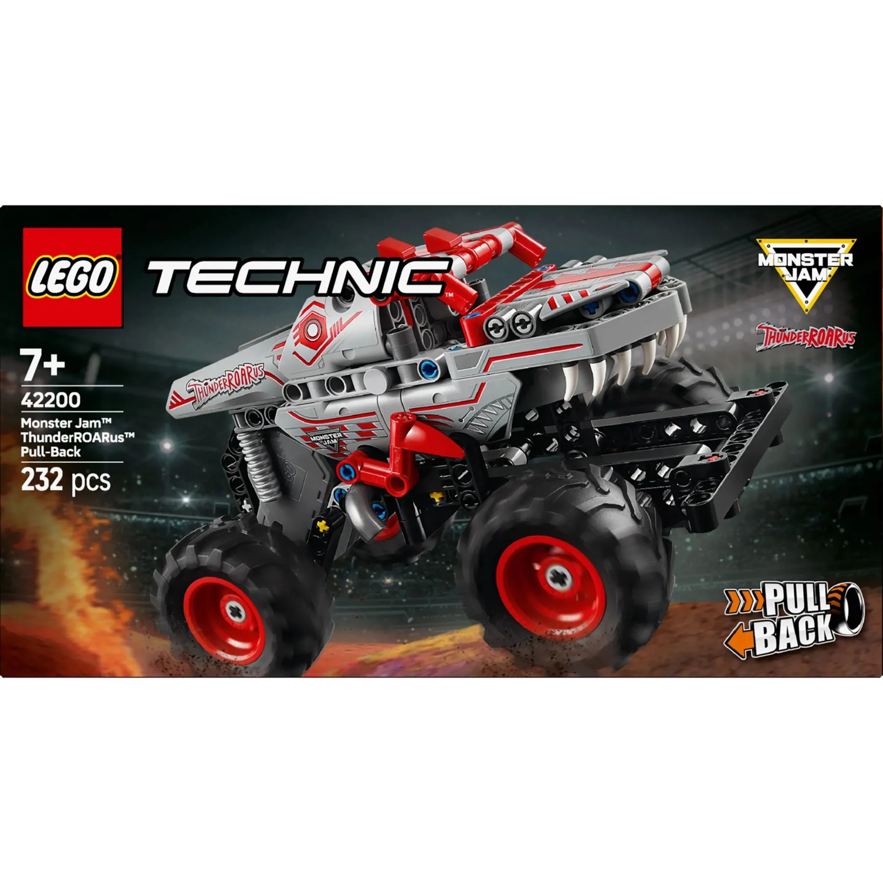 Конструктор Monster Jam ThunderROARus з інерційним двигуном LEGO TECHNIC