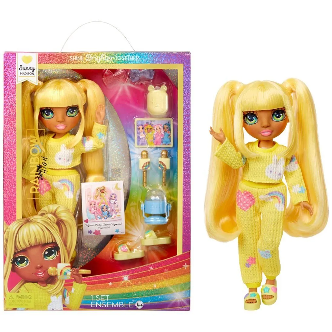 Лялька RAINBOW HIGH серії &quot;Junior High PJ Party&quot; - САННІ (з аксесуарами)