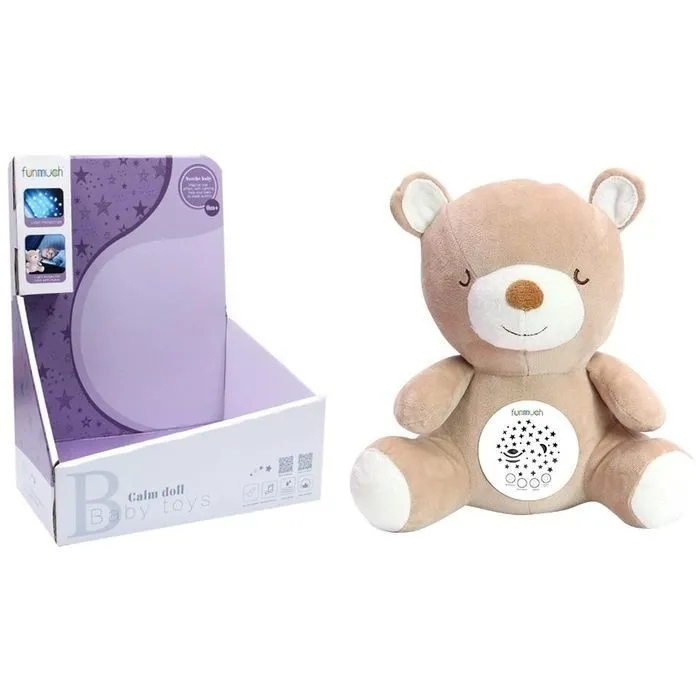 Іграшка музична м&#039;яка Funmuch ВЕДМЕЖАТКО з проектором