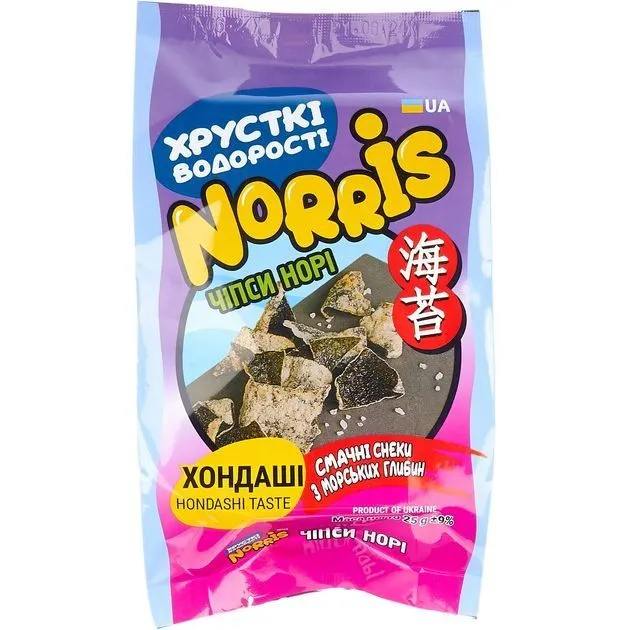 Чипси норі з хондаші  25г