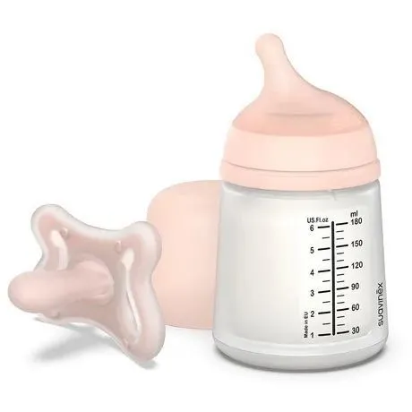 Набір &quot;ZERO.ZERO&quot;(Пляшечка ZERO.ZERO, 180 мл, пустушка ZERO.ZERO, - 2 - 2 місяців )