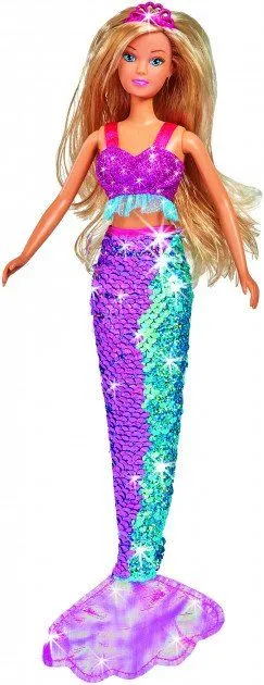 Лялька Штеффі &quot;Русалонька у вбранні з паєтками&quot;, з аксес., 3+