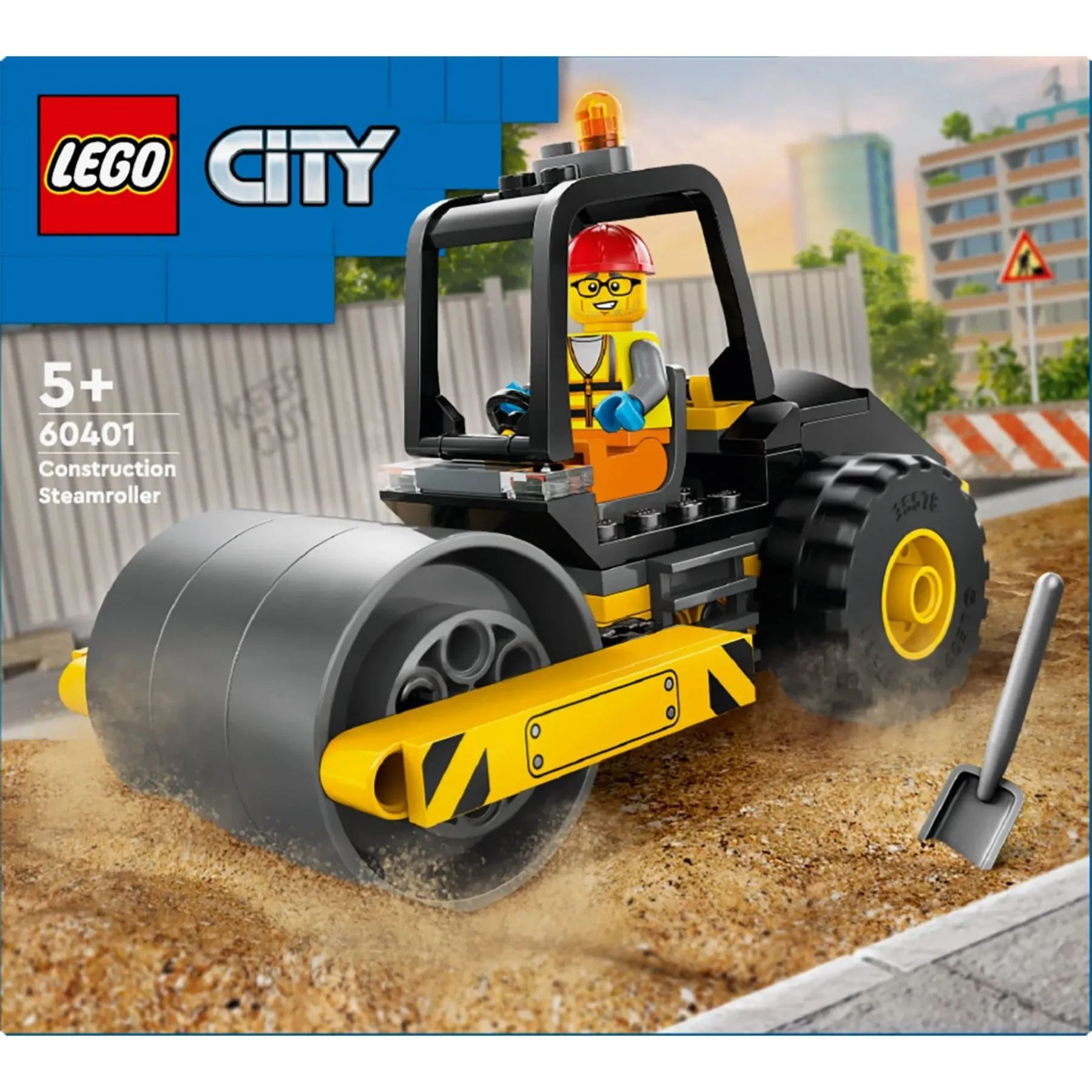 Конструктор Будівельний паровий каток LEGO City