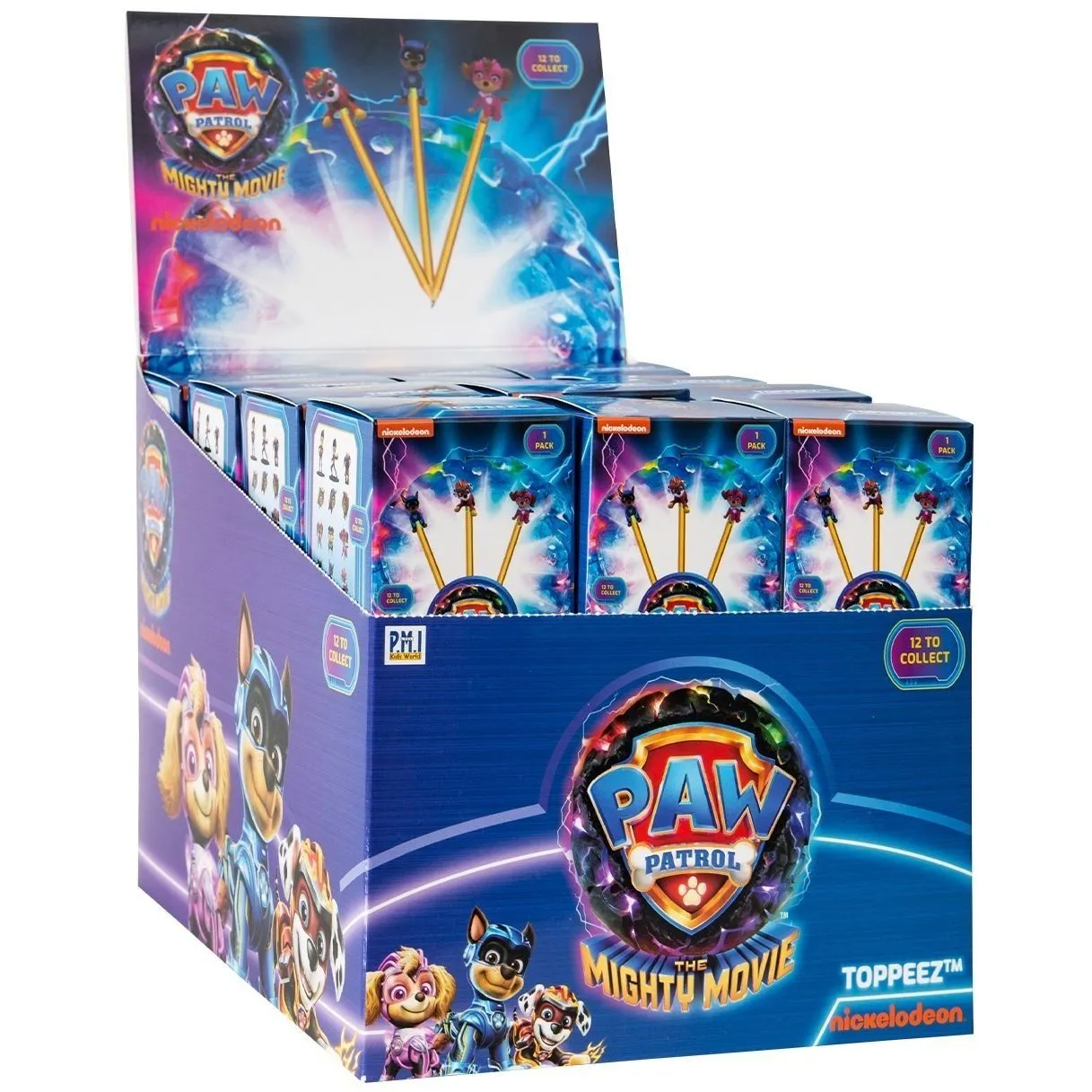 Фігурка на олівець PAWM2207 Щенячий патруль, 12 видів, 24 шт. в диспл., 16-15-21,5 см.