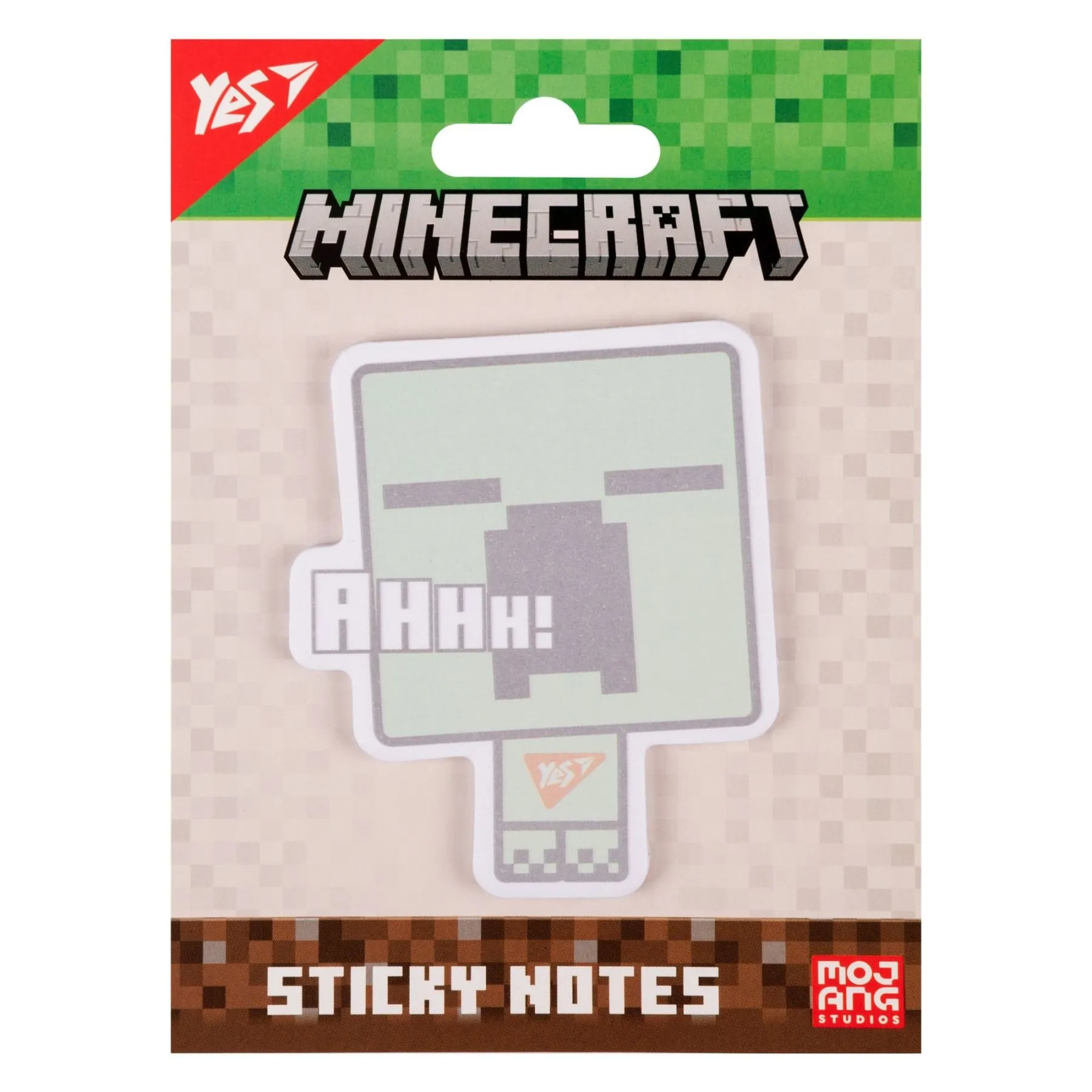 Папір з липким шаром Yes фігурний &quot;Minecraft Creeper&quot; 40 аркушів