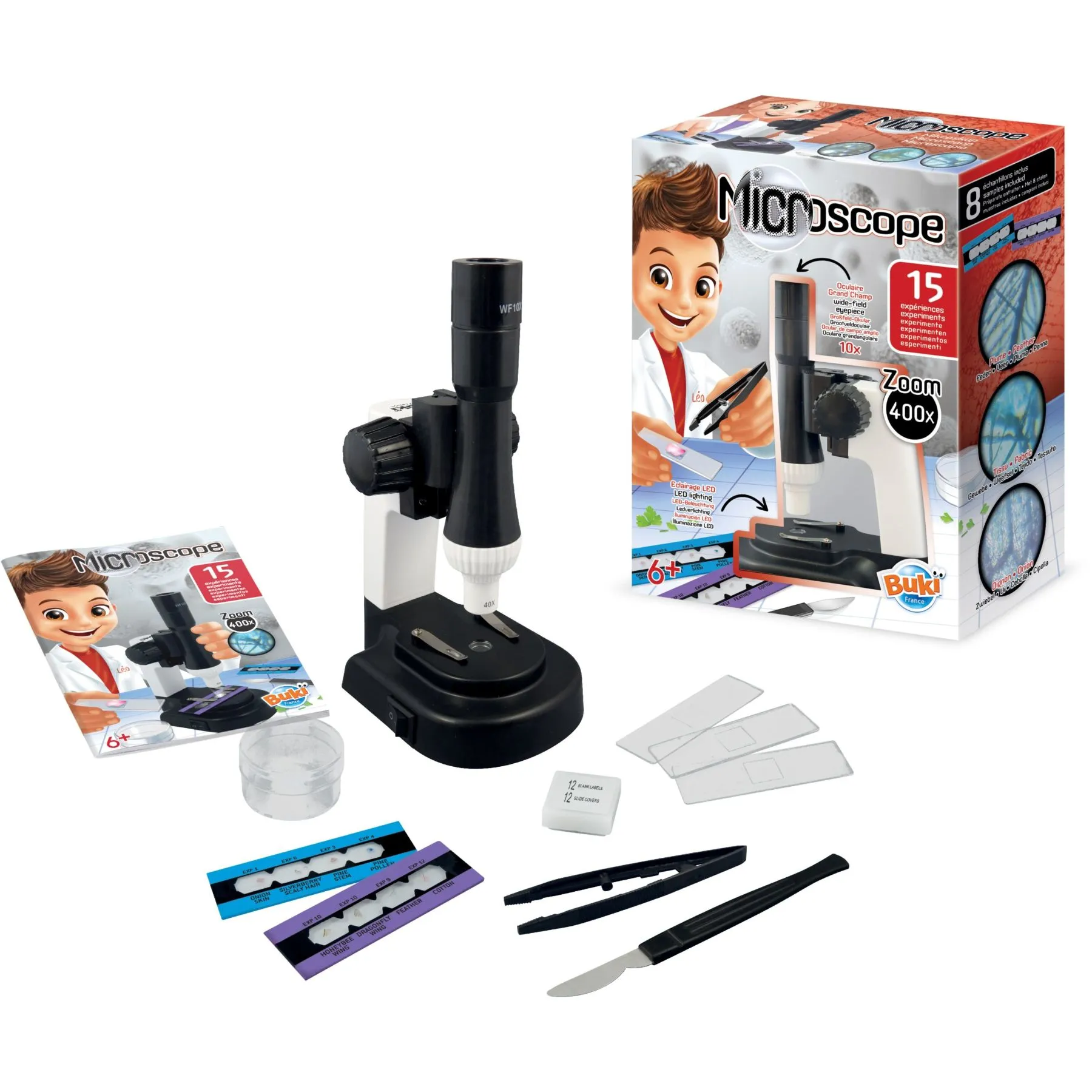 Іграшковий Мікроскоп 15 експериментів