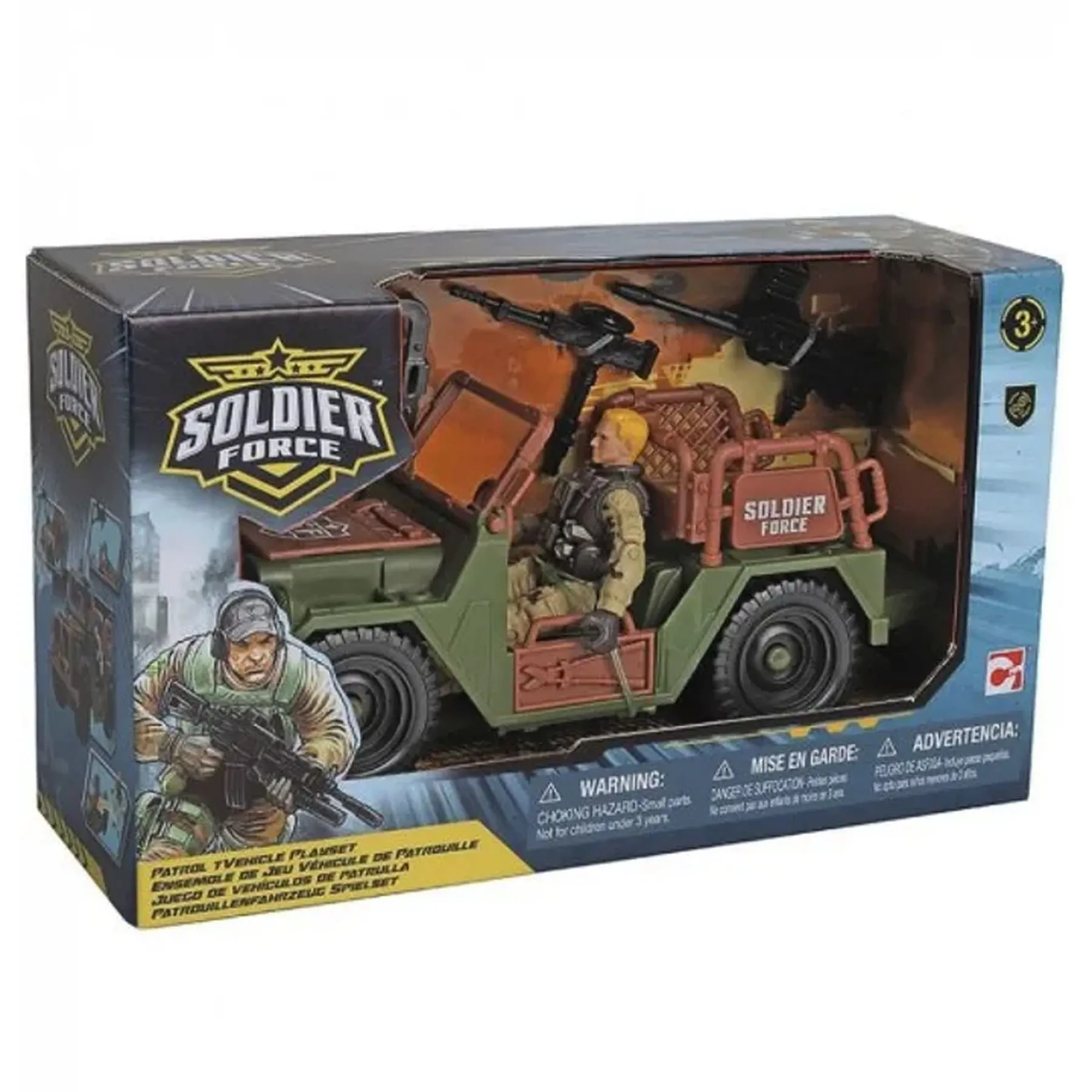 Chap Mei Ігровий набір &quot;Солдати&quot; PATROL JEEP, 545301-1