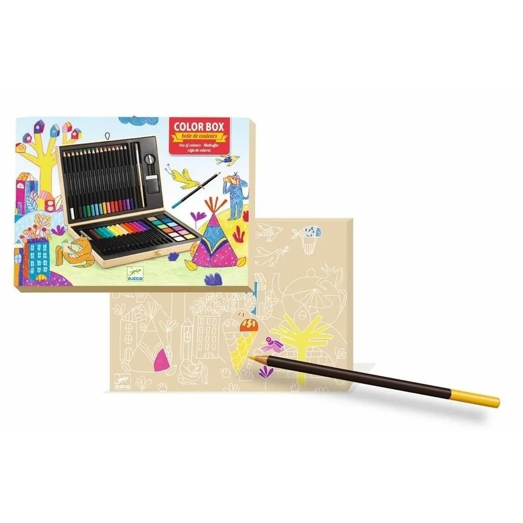 DJECO Набір для малювання "Кольорова коробка"