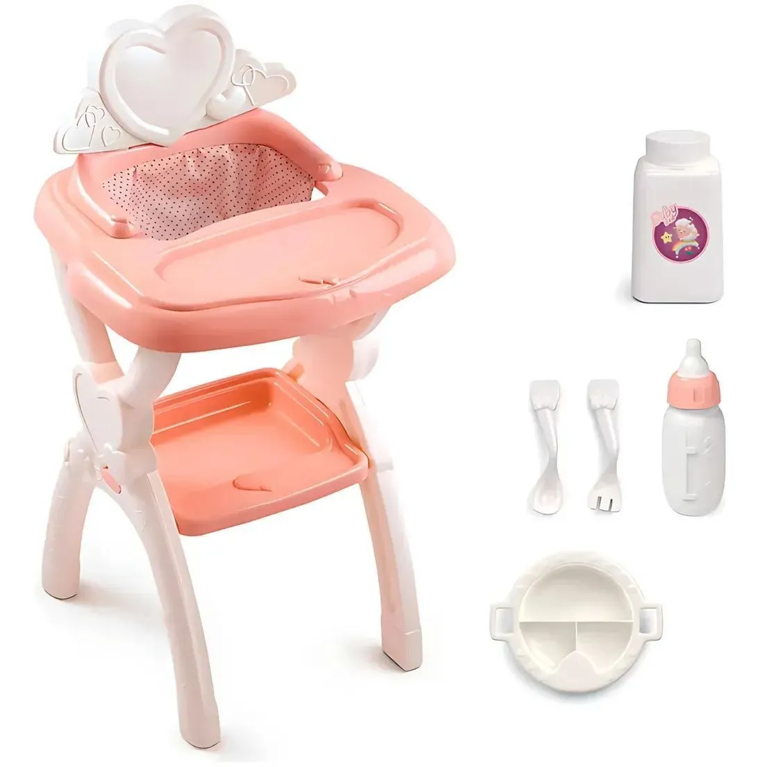Іграшковий стульчик для годування з аксесуарами