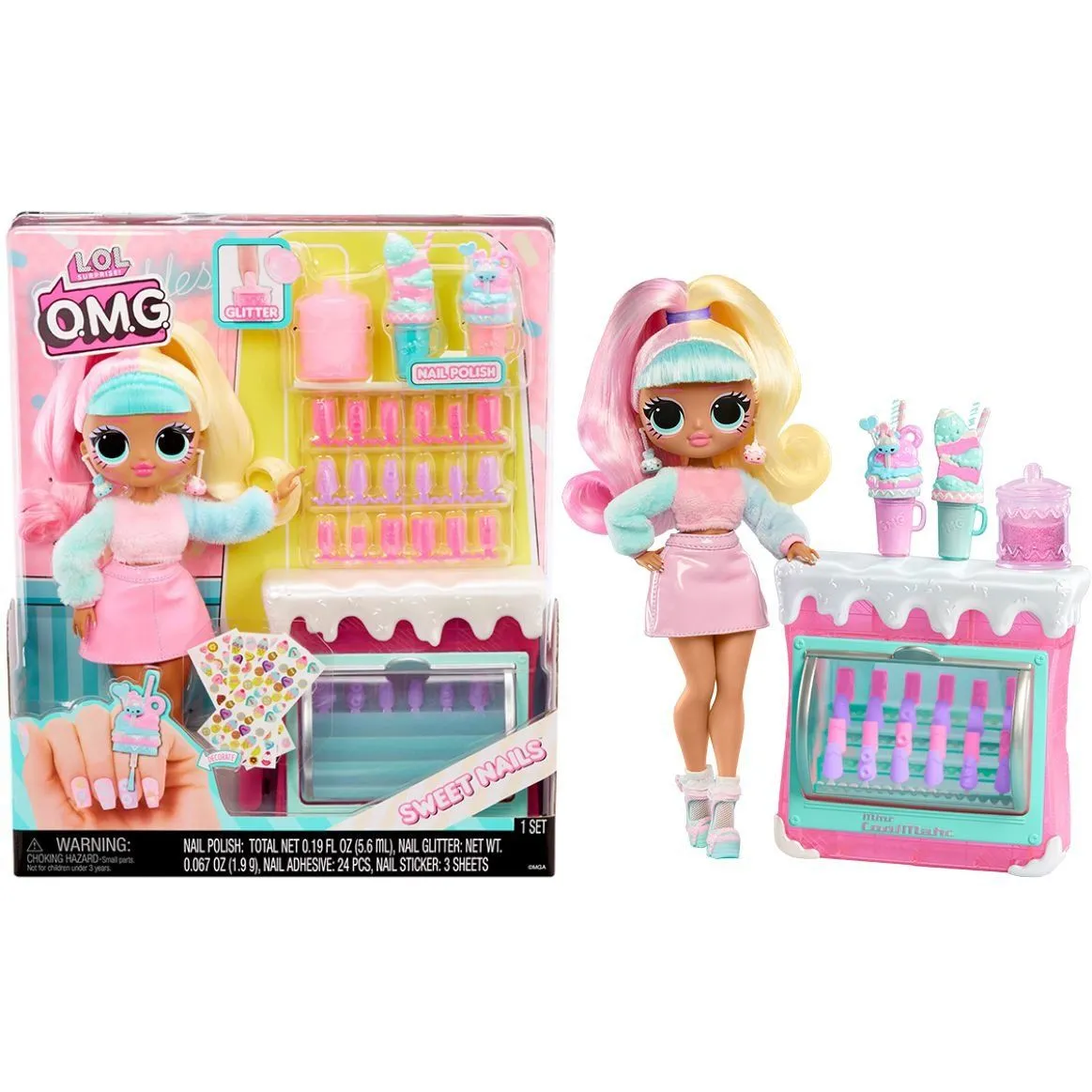 Ігровий набір з лялькою L.O.L. SURPRISE! серії &quot;O.M.G.&quot;  ЦУКЕРОЧКА (з аксес.)