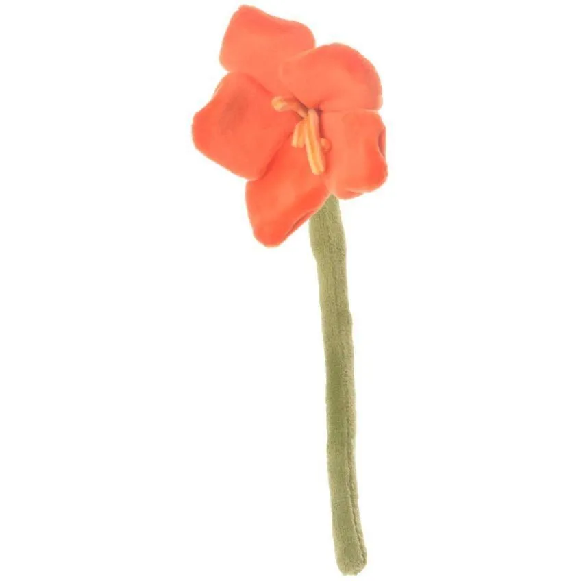 М&#039;яка іграшка Квітка Настурція, червона, 10 см