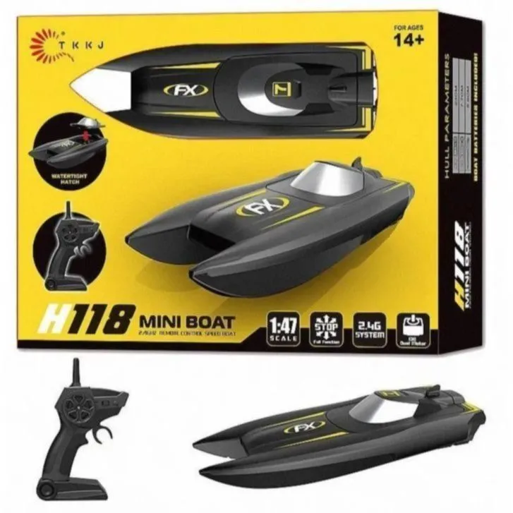 Іграшковий низькошвидкісний катер із дистанційним керуванням 2.4G