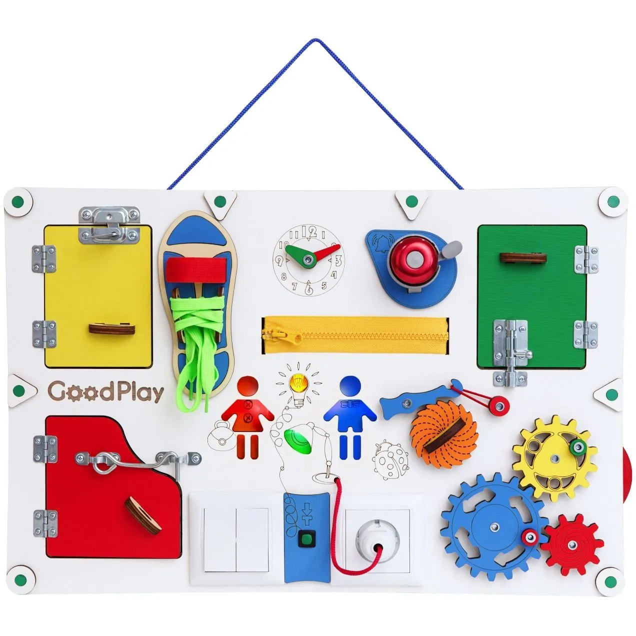 Дошка розвиваюча 38х56х7 з підсвічуванням