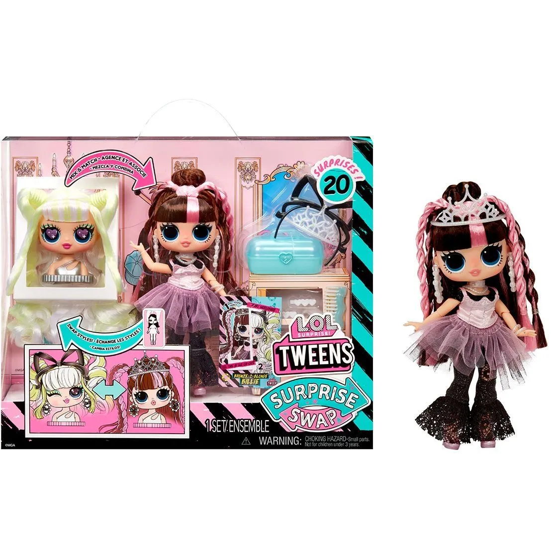 Ігровий набір з лялькою L.O.L. SURPRISE! Tweens серії &quot;Surprise Swap&quot;  БІЛЛІ БЛОНД (з аксес.)