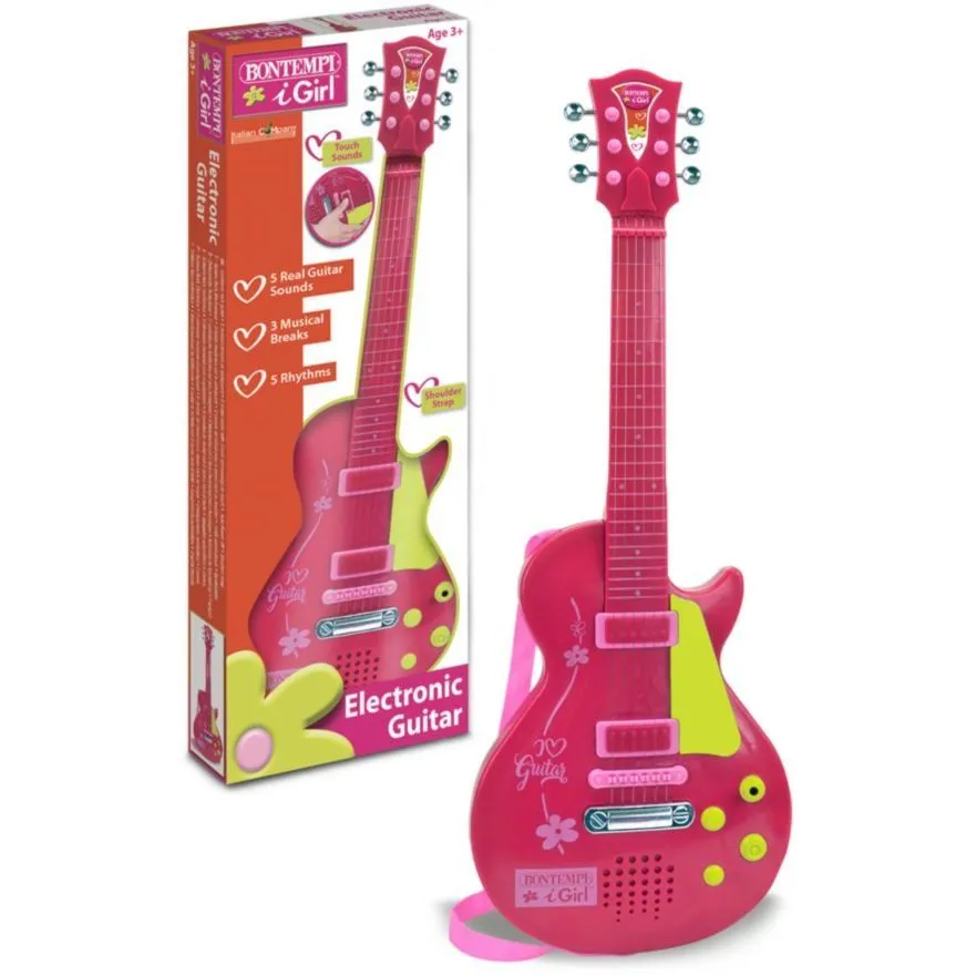 Електронна рок-гітара Рожева