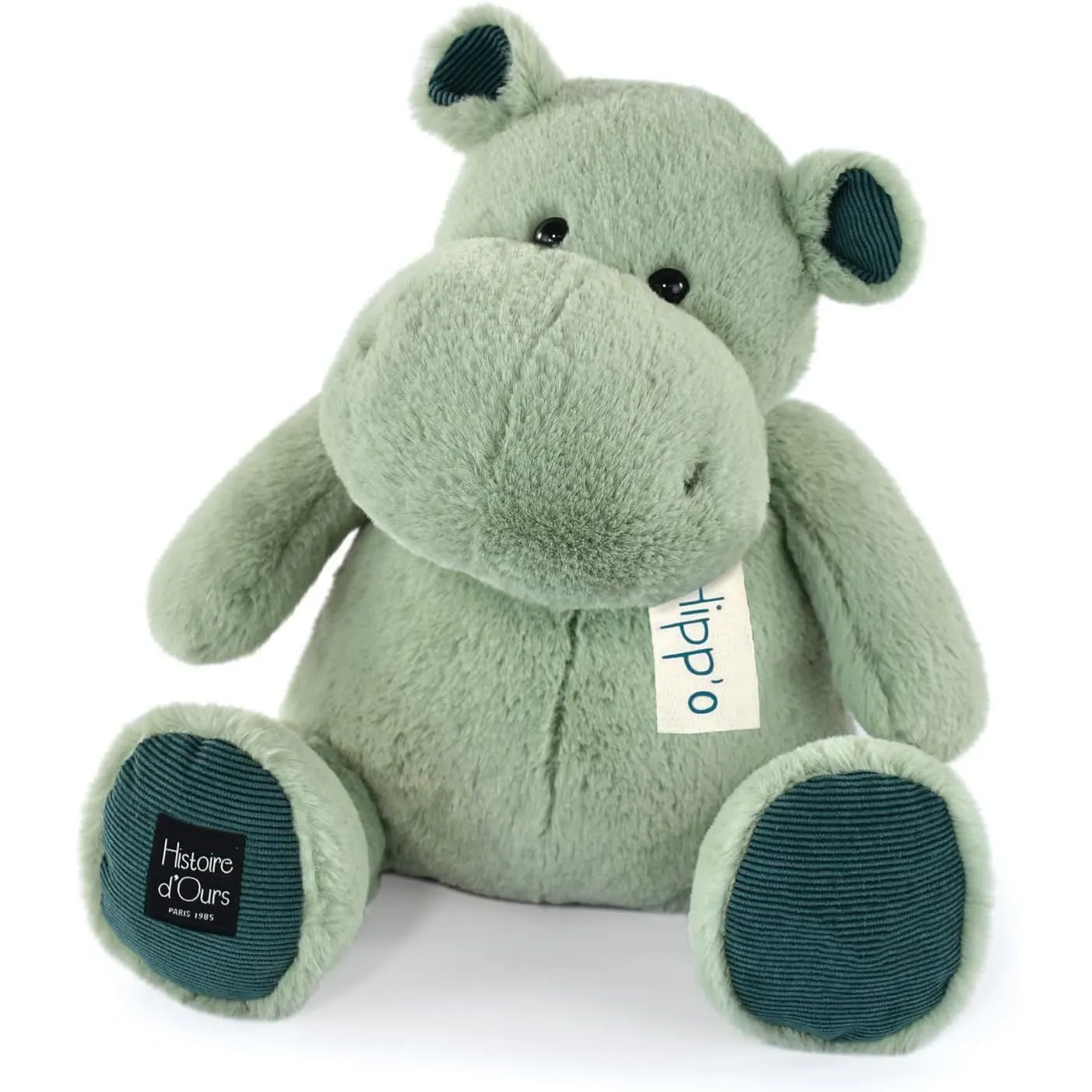 М&#039;яка іграшка Бегемот зелений 40 см, арт. HO3210