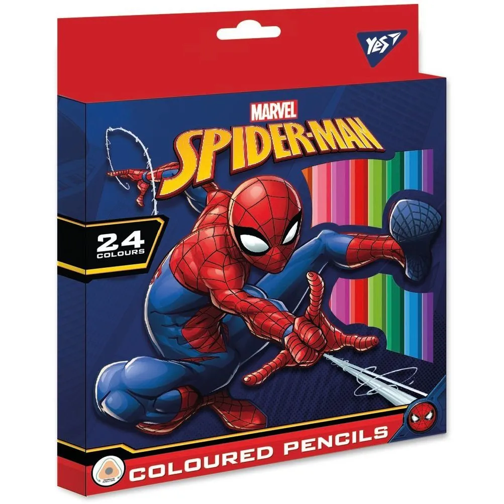 Олівці кольорові YES 24 кол. "Marvel"
