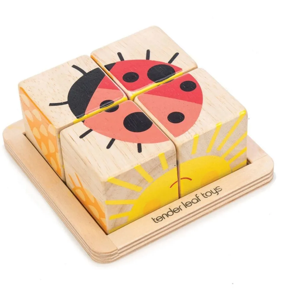 Іграшка з дерева Дерев&#039;яні кубики TLT TL8452 18 мес +